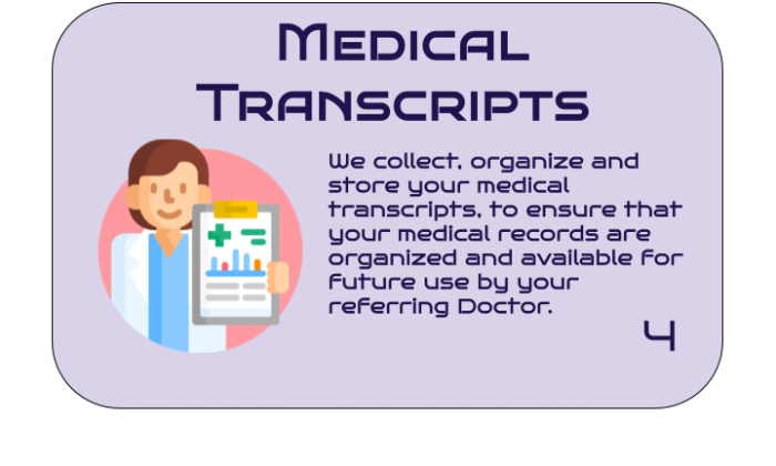4 Medical Transcripts